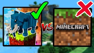 CRAFTSMAN VS MINECRAFT SURVIVAL IN MOBILE   WHICH IS BETTER [upl. by Yokoyama]