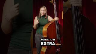 Approaching Bach on Double Bass ❤️🤩 doublebass shorts [upl. by Lareine]