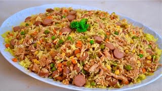 Como hacer un rico arroz con pollo [upl. by Skylar]