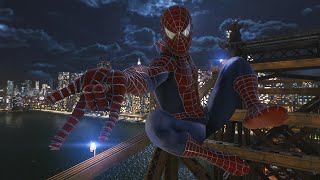 Recreating The SpiderMan 2002 Bridge Swing in Marvels SpiderMan 2 [upl. by Akcirderf854]