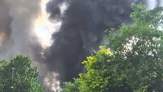 Huge factory fire Erdington  Birmingham [upl. by Babara289]