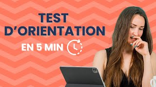 Quel métier est fait pour moi  Test dorientation en moins de 5 min [upl. by Oruam867]