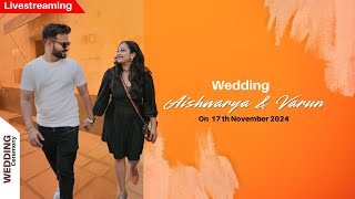 Wedding Ceremony Live  AISHWARYA amp VARUN [upl. by Elmo]