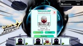 Level 90 Tatara in Challenge 3  4 Units Showcase  Roblox All Star Tower Defense [upl. by Sone]