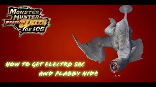 How to get Electro Sac and Flabby Hide from Khezu Monster Hunter Freedom Unite [upl. by Enaoj]