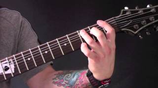 Incarnated Solvent Abuse Guitar Tutorial by Carcass [upl. by Phoebe]