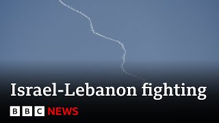 Hezbollah fires missile at Tel Aviv  BBC News [upl. by Pickford274]