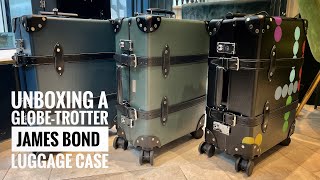 Unboxing a GlobeTrotter James Bond Special Edition Luggage Case [upl. by Ariahs831]