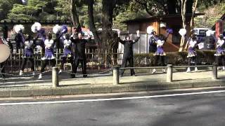 2012箱根駅伝 中央大学応援風景 中大健児の歌・他 [upl. by Grondin]