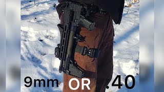 9mm vs 40 Cal KelTec Sub 2000 Review [upl. by Novel]