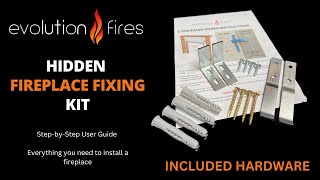 How to Install a Fire Surround Using Hidden Brackets by Evolution Fires [upl. by Ahsatsan]