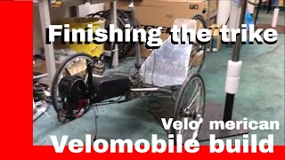 Velomobile Trike frame finishing [upl. by Ahsitam908]