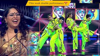 NEW  nepo and vartika jha Double performance in Indias best dancer season 4 New Episode [upl. by Nylqcaj735]