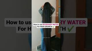 how to use Rosemary water fr hair growth rosemaryhairgoals hairgrowthviralshort youtubeshorts [upl. by Kauffman]