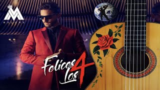 Backing Track  Maluma  Felices Los 4 [upl. by Emilia]