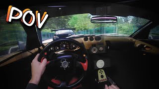 350Z VS S2000 Gunsai Touge Battle  POV Helmet Cam  Assetto Corsa [upl. by Hugibert14]