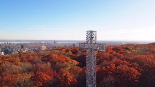 Mont Royal Montreal in the Autumn light [upl. by Enirod]