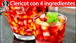 Clericot con4 ingredientes en 1 minuto  VickyRecetaFacil [upl. by Batsheva]