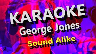 GEORGE JONES KARAOKE HE STOP LOVING HER TODAY” [upl. by Gagne153]