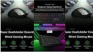 Unboxing ORAIMO HYPERTYPE KEYBOARD amp RAZER DEATHADDER ESSENTIAL2022 [upl. by Nama]