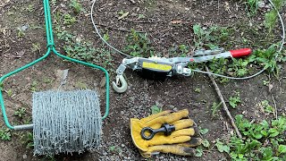 Speedco barbed wire puller how it works [upl. by Feodora]