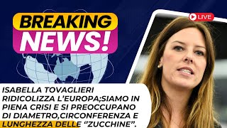 UNA GRANDISSIMA TOVAGLIERI RIDICOLIZZA LEUROPAMISUREDIAMETRO E CIRCONFERENZA DELLE ZUCCHINE [upl. by Ojoj]