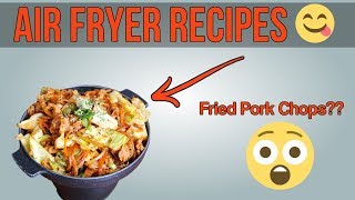 Air Fryer  Air Fryer Recipes  Air Fryer Pork Chops [upl. by Obidiah411]