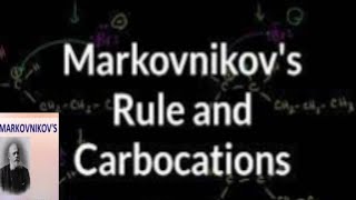 MARKOVNIKOVS Rules and carbonation [upl. by Assilrac210]