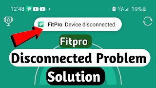 Fitpro app bar bar Disconnected ho rahi kaisy theek karein  How to set fitpro Disconnected Problem [upl. by Ettennad]