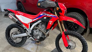 HONDA CRF300L YOSHIMURA RACE RS4 FULL EXHAUST INSTALL [upl. by Einnor]