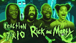 quotAre we still in the holequot Rick and Morty  7x10 Fear No Mort  Group Reaction [upl. by Ymirej722]