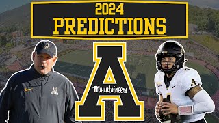 2024 Appalachian State Football Predictions [upl. by Raye33]