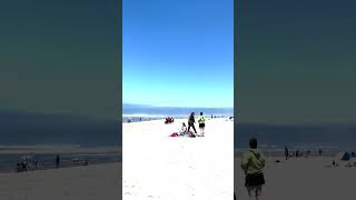 Lincoln City beach  foggy and hot day travel beach oregon [upl. by Auberon]