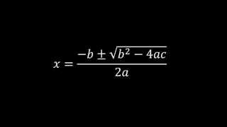 The Quadratic Formula Song  With Harmony [upl. by Roselba]