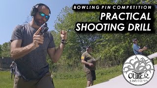 Fun and Practical Shooting Drill  Bowling Pin Shoot [upl. by Asecnarf424]