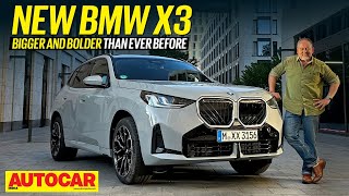 New BMW X3 review  Bigger and better equipped but is it still fun to drive  Drive Autocar India [upl. by Esac]