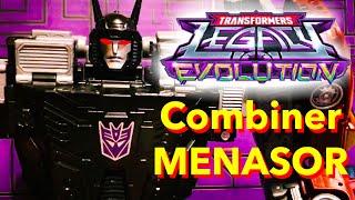 Transformers Legacy Menasor Multipack SkitExtended Review transformers [upl. by Aehta]