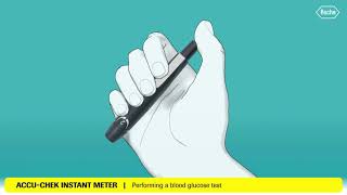 How to use Accu Chek Instant blood sugar meterSN973 and Accu Chek SoftClix lancing device [upl. by Astraea]