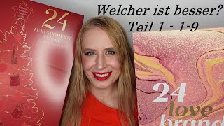 Flaconi vs Luxusmarken Adventskalender 2022 Teil 1  Unboxing  Julies Beautyinsel [upl. by Olfe]