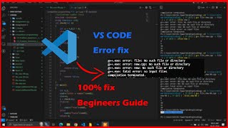 no such file or directory in vscode vscode [upl. by Narah438]