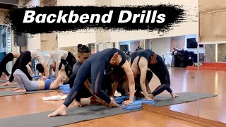 Drills to Improve Your Backbend Pose Part1  Advanced Back bending Yoga  YOGRAJA [upl. by Ainalem]