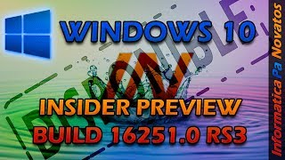 Ya disponible Windows 10 Build 162510 rs3release [upl. by Lisetta]