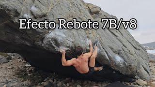 Efecto Rebote 7Bv8🔥  un clásico de totoralillo🏝 totoplaya boulder boulderenchile [upl. by Arleen]