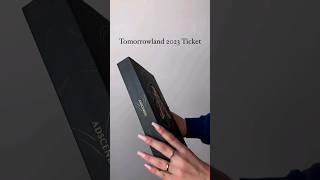 Tomorrowland 2023 Ticket Unboxing [upl. by Meehan]