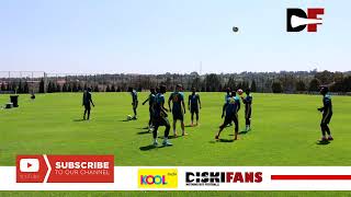 Kaizer Chiefs players warmingup and training at the KC Village [upl. by Ecnaled357]