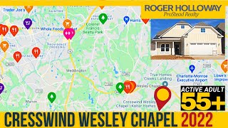 Cresswind Wesley Chapel NC Model Homes Village Kolter Homes [upl. by Dnar]