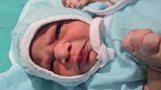 cute newborn baby crying after birth cute newborn babies [upl. by Naivart]