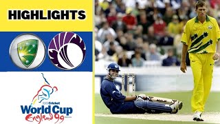 Waugh brothers thrash Scottish men  Australia Vs Scotland 1999 World Cup Highlights [upl. by Maiocco]