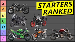 Beginner Motorcycle Tier List  Best Starter Bike [upl. by Pernell]