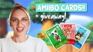 Opening Animal Crossing Amiibo Cards  Series 5 Amiibo Cards Giveaway ⭐ [upl. by Curtice99]